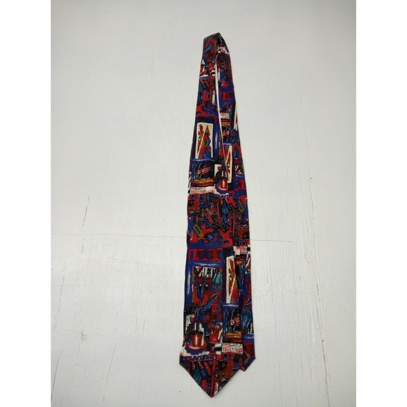 GIORGIO BENELLI Cravatte 100% Silk Neck Tie - Picture 1 of 2
